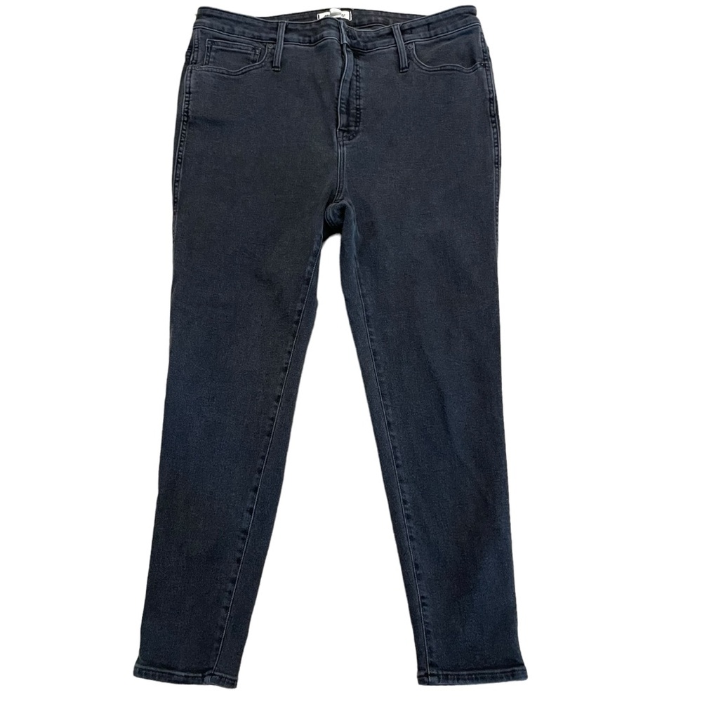 Madewell 10” High Rise Black Skinny Jeans.  Size 35